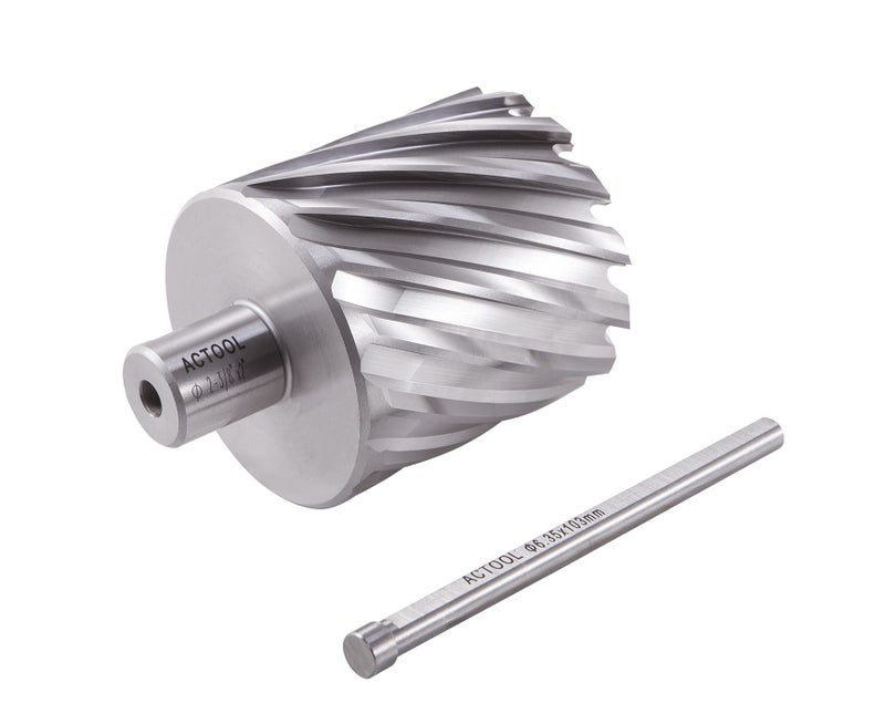 ACTOOL 2-3/8" Diameter Ã— 2" Depth of Cut HSS ANNULAR Cutter with 3/4'' Weldon Shank - Image 3